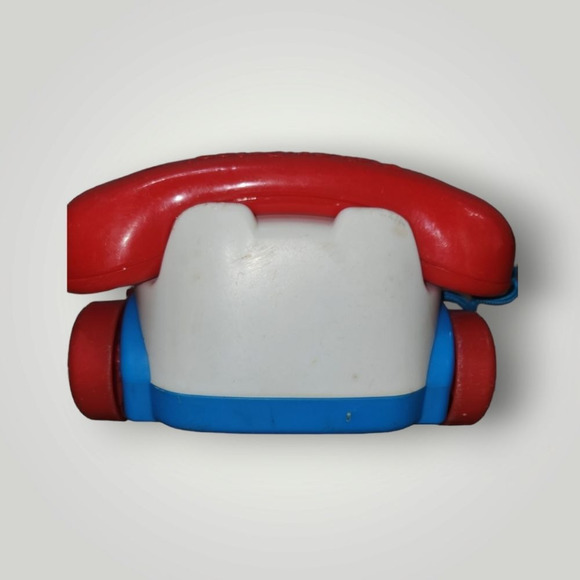 2000 Fisher Price Pull Along Chatter Phone Classic Toddler Baby Toy  Mattel - Picture 4 of 12